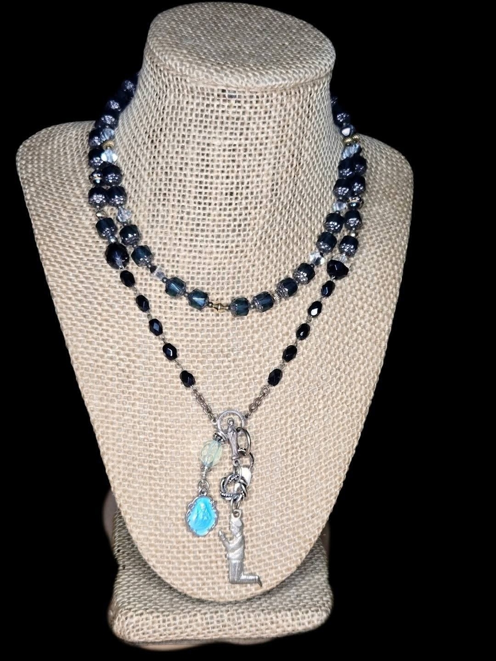 Vintage-Inspired Double Strand Necklace